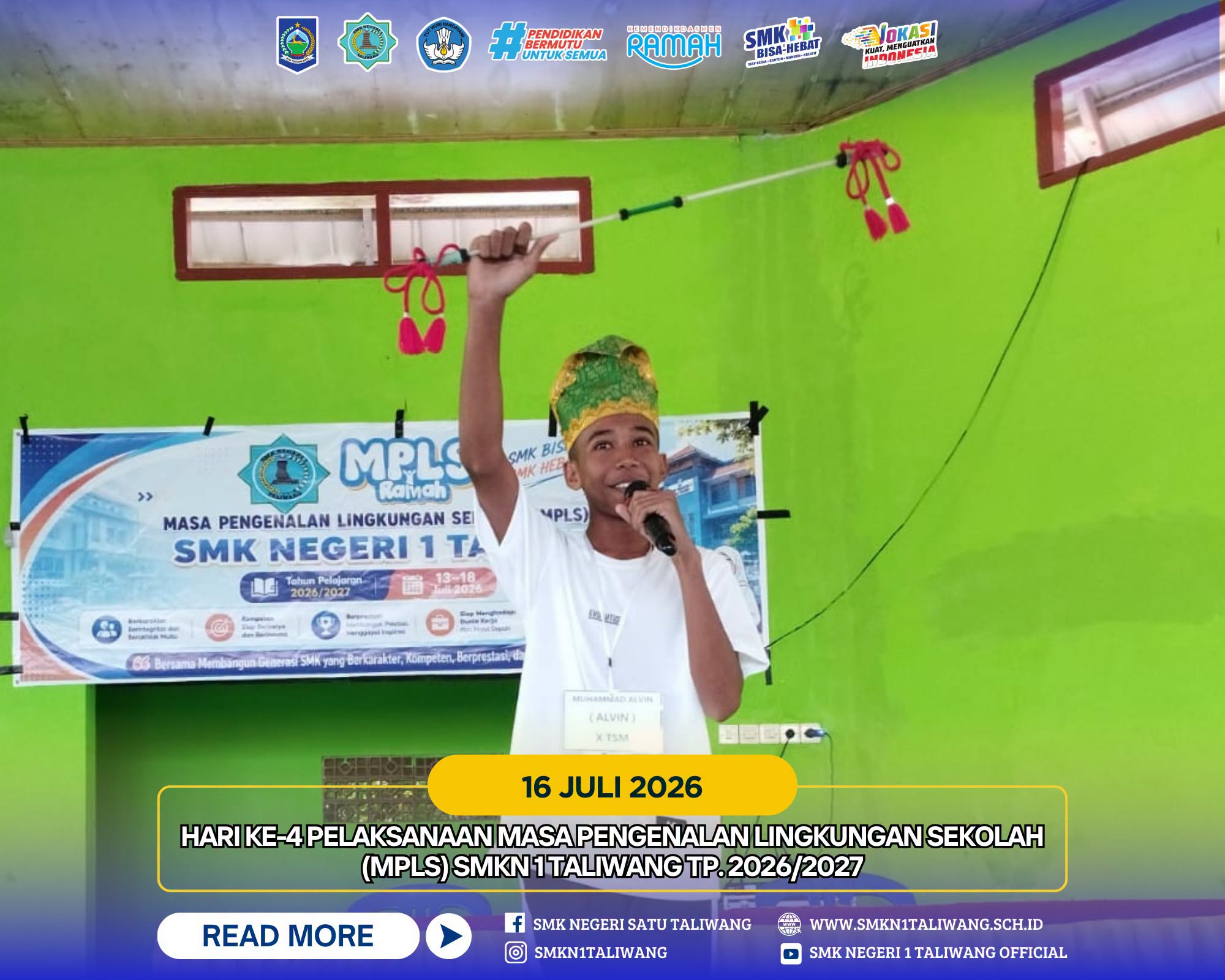 Hari Keempat MPLS SMKN 1 Taliwang, Murid Baru Tampilkan Bakat dan Lestarikan Budaya Melalui Beragam Perlombaan
